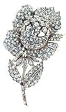 Art Retro Diamond & Platinum Brooch