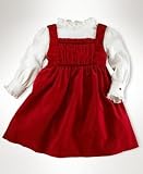 Ralph Lauren Baby Girl Corduroy Jumper Set
