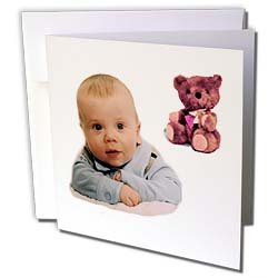Baby - Baby Boy - Greeting Cards-12 Greeting Cards with envelopes