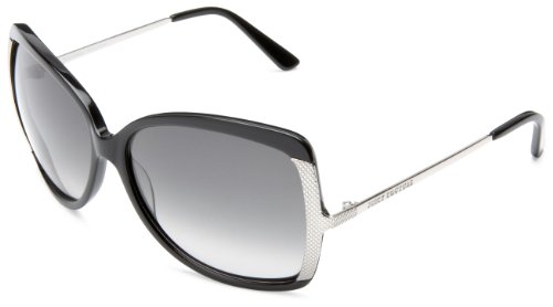 Juicy Couture Women's Flawless/S Resin Sunglasses,Black Frame/Gray Gradient Lens,one size