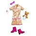 Mattel Barbie Clothes Outfit - I Can Be Pet Vet Gold Dress, Pink Boots, Sunglasses, Puppy Dog and Baby Bottle