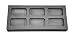 6 Cavity 1/2 oz Troy Ounce Silver Rectangle Graphite Ingot Mold For Melting Casting Refining Scrap Metal Jewelry