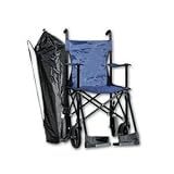 Fold 'N Away Transport Chair - Fixed Arm {Non Removable}, 19, Swingaway Footrests