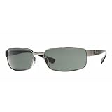 Ray-Ban RB3364 Rectangular Wrap Sunglasses