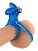 Trinity Vibes Blue Erection Support Ring with Vibrating Tip