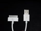 iPhone4/4S/3GS/3G/iPod 対応充電・通信ケーブル 1m ホワイト ipad通信(同期専用)ケーブル 1m ホワイト