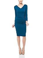 The Jersey Dress Company Vestido 3307 (Azul Petróleo)