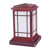 Arroyo Craftsman AVC-6-BK Satin Black Avenue Craftsman / Mission 1 Light Post Light from the Avenue Collection