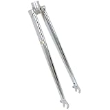 Origin 8 Pro Pulsion Track Rigid Fork - 700c, Chromoly, 1-1/8 x 300mm Threadless, Chrome Polished