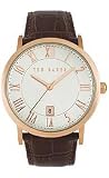 Ted Baker Straps Silver-Tone Dial Men's Watch #TE1041