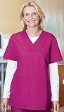Cherokee Workwear Mock Wrap Scrub Top (XS-5X) in Assorted Colors