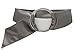 TFJ Women Fashion Corset Wide Belt Waistband High Waist Hip S M L Metallic Gray Pewter