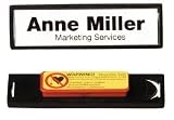 Produkt-Bild: Durable Namensschild Clip-Card mit Magnet (klein) 12x67 schwarz
