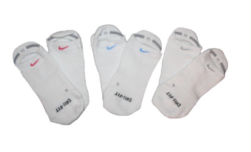 Nike Dri-Fit Cushioned No Show Socks - 3 Pack - Women's