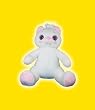 8" White Big Eyed Cat Make Your Own *NO SEW* Stuffed Animal Kit