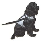 Dog Safety Harness - Keeps Your Dog Secure & Protected While Traveling in a Car - Silver - Size Large (L)