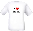 I LOVE BRAZIL - Country-series - White T-shirt