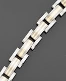 Men's Two-Tone 14k Gold Titanium Bracelet
