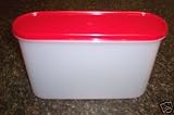 Tupperware Modular Mates #3 Oval Passion Red