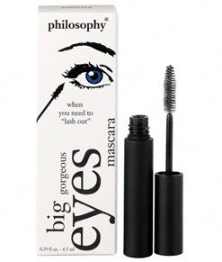 think big | big gorgeous eyes mascara | philosophy black