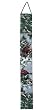 Christmas Cardinals Red Birds Decorative Bell Pull 6" x 36"