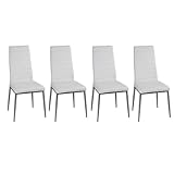 Stuhl Weiß, 4 Stück