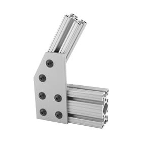 80 20 15 Series 4362 6-HOLE 60 DEGREE ANGLE JOINING PLATE by 80/20 Inc