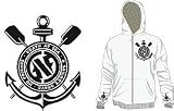 No Friends Anchor Slim Fit Zipped Hoodie