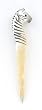 Zebra Animal Writing Pen Wood Carved