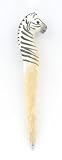 Zebra Animal Writing Pen Wood Carved
