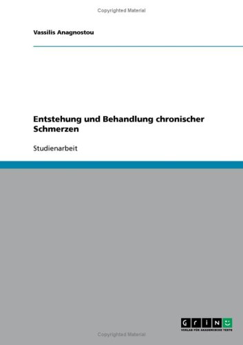 Entstehung und Behandlung chronischer Schmerzen