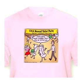 Londons Times Miscellaneous Funny Cartoons - Party Pooper. A Bit Of Potty Humor - T-Shirts