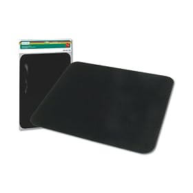 Plain Mouse computer laptop Mat For Laser Mice - Black