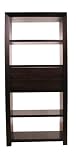 New Pacific Direct Soho Tall Shelves with Storage Drawer  81 Inches Tall, Wenge