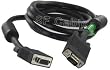 HD15 SVGA Monitor Extension Cable Male to Female with Ferrite Bead 10 ft