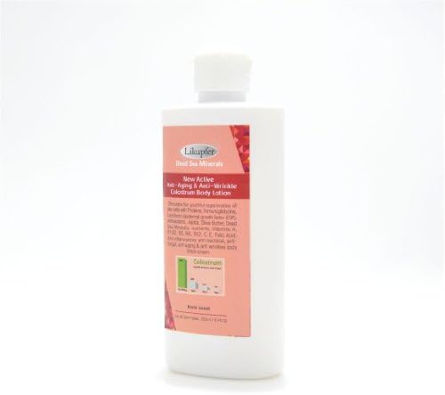 Colostrum Body Lotion Active Anti-aging and Anti Wrinkle Moisturizing Rose Scent (Rejuvenation and Regeneration of Skin Cells)