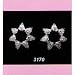 Non-piercing Rhinestone Nipple Jewelry Nipple Shields 7 Point Star # 3170