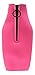 Beer Bottle Coolers Neoprene Collapsible Pink Set of 4