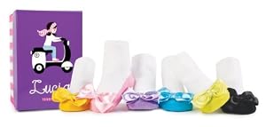 Trumpette Lucia Baby Girl Socks, 0-12 Months 6 Pair