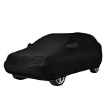 uxcell　カーカバー　車体カバー　ブラック　ポリエステルタフタ　 YL 4.9