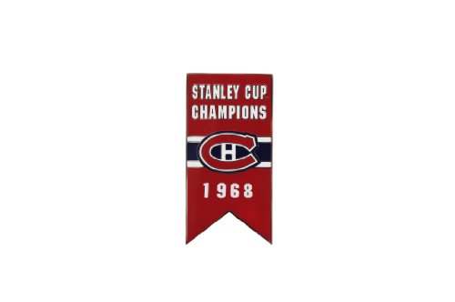 NHL Montreal Canadiens Banner Pin 1968