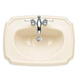 American Standard 0554.012.222 Antiquity Countertop Sink, Linen