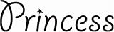 Princess - Wall & Window Words 24 inch