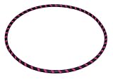 Medium (40") weighted (650g) Black and Fluorescent Pink exercise & dance Hula Hoola Hoop