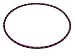 Medium (40) weighted (650g) Black and Fluorescent Pink exercise & dance Hula Hoola Hoop