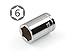 TEKTON 14146 3/8-Inch Drive by 14mm Shallow Socket, Cr-V, 6-Point