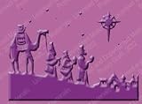 Cuttlebug Cricut A2 Embossing Folder, Three Kings