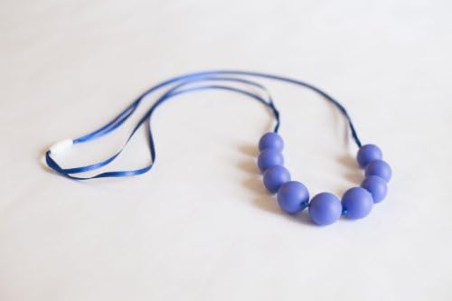 Little Miss Fairytale Trendy Teething Necklace Blue