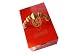 ArtisanStreet's Cardinal Red Cigar Box Purse. Hand Crafted. One of a Kind. Features Brass Beaded Han
