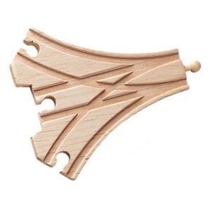 Wooden 3-way Switch Track Adapter Connector Fits Thomas Train Track